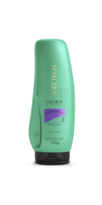 gelatina condicionador sem enxágue - Gelatina Low e No Poo Aneethun Cachos System 250g, ph: 4,0