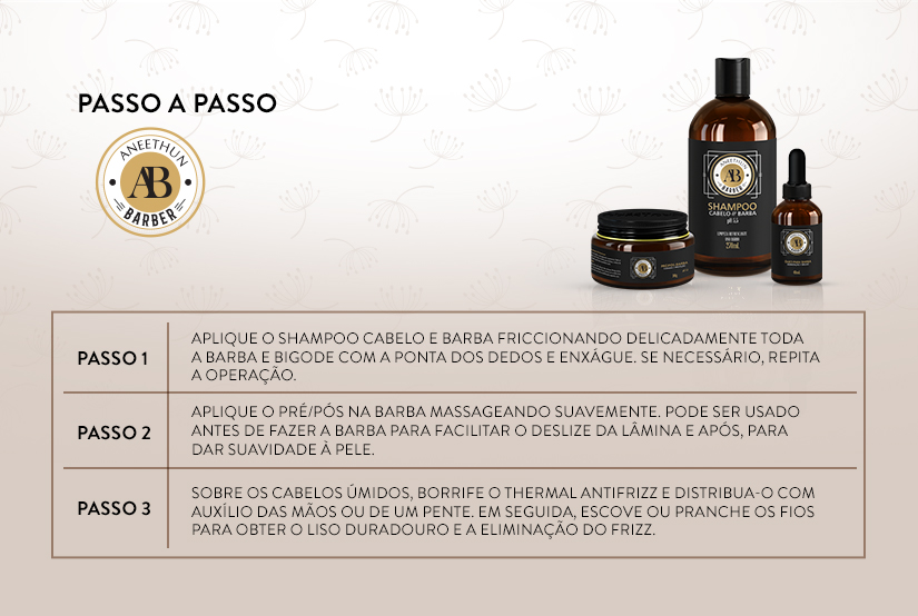 Passo a passo - barber